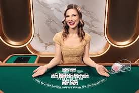 Live dealer baccarat table on mobile screen